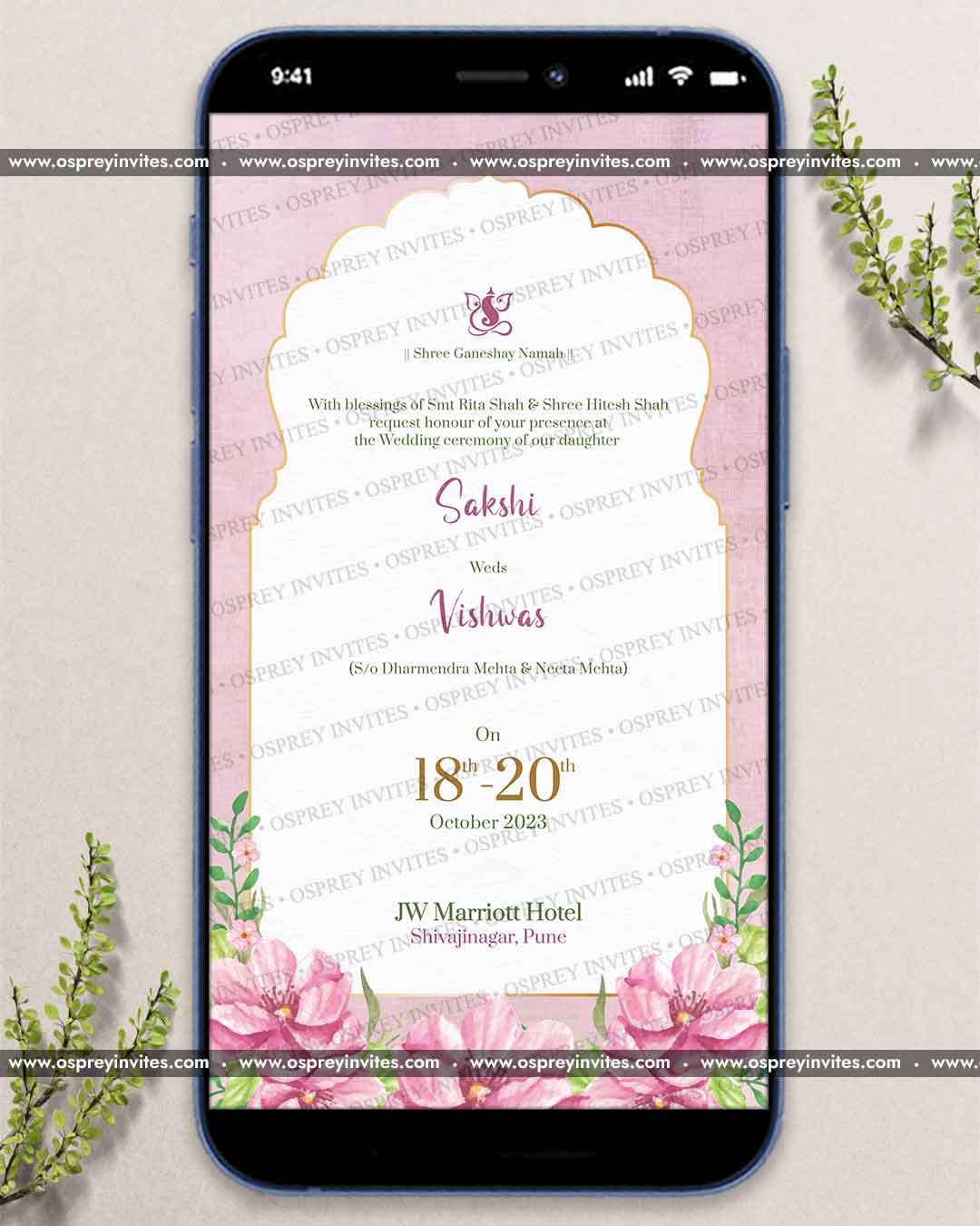 Elegant Blooms (Hindu)
