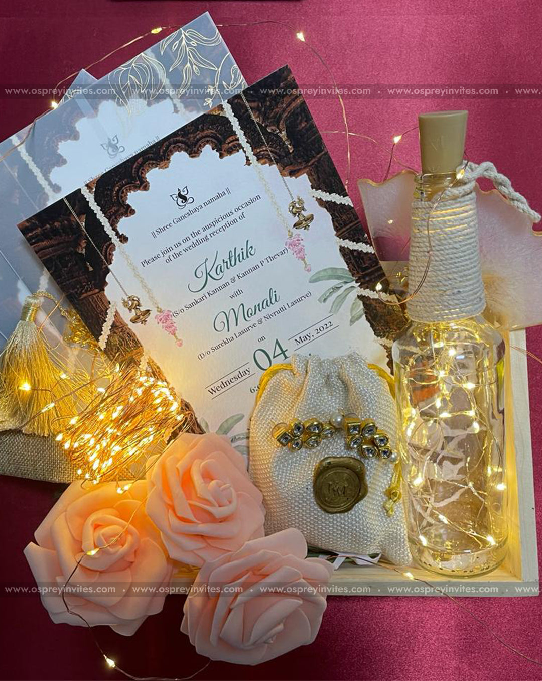 Vellum Jacket Printed Invites