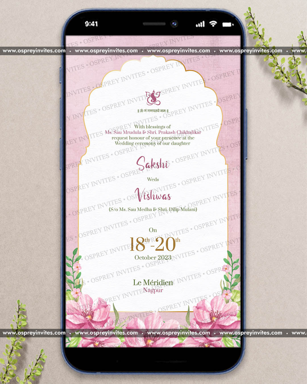 Elegant Blooms (Marathi)