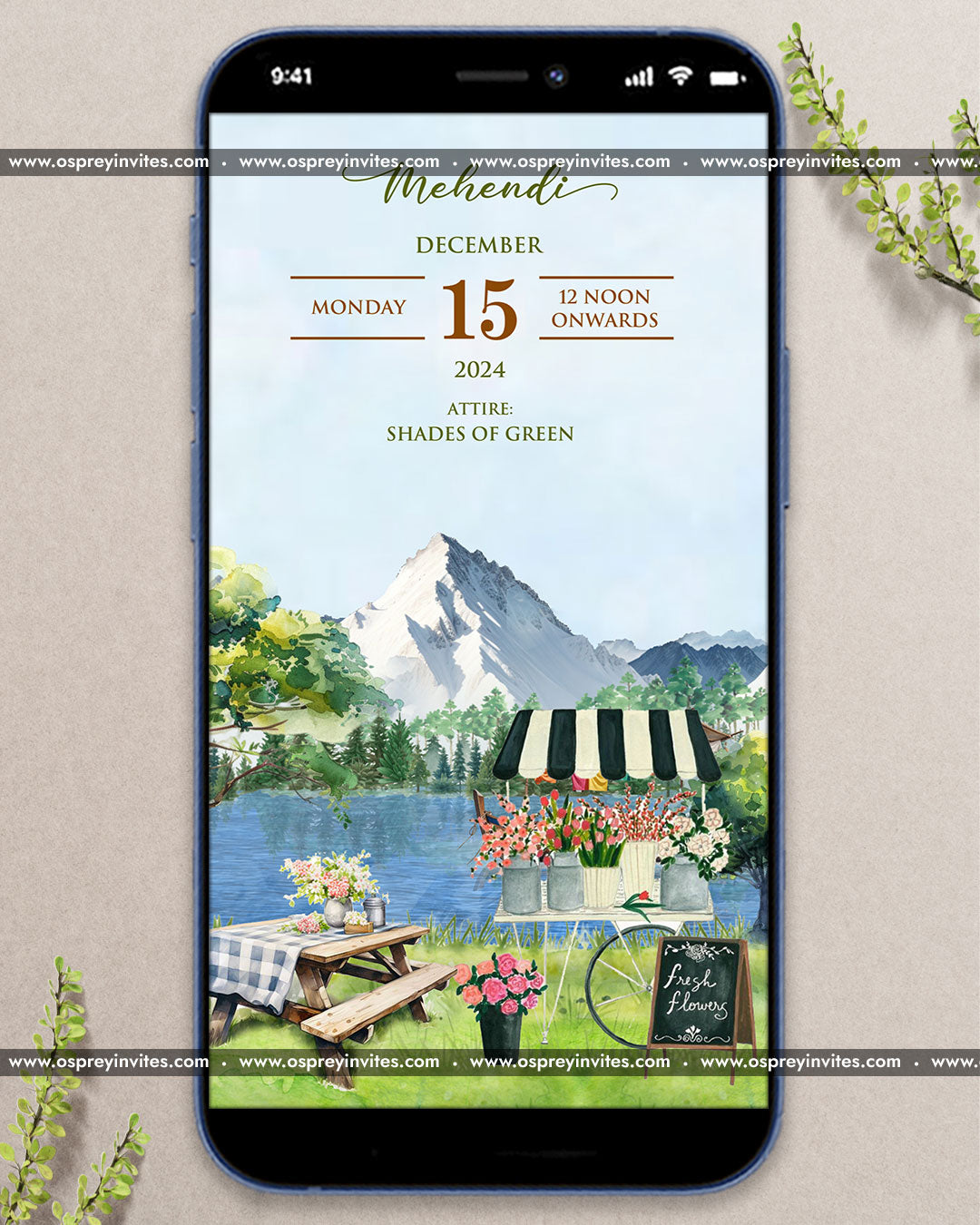 Peak Perfection Invitation