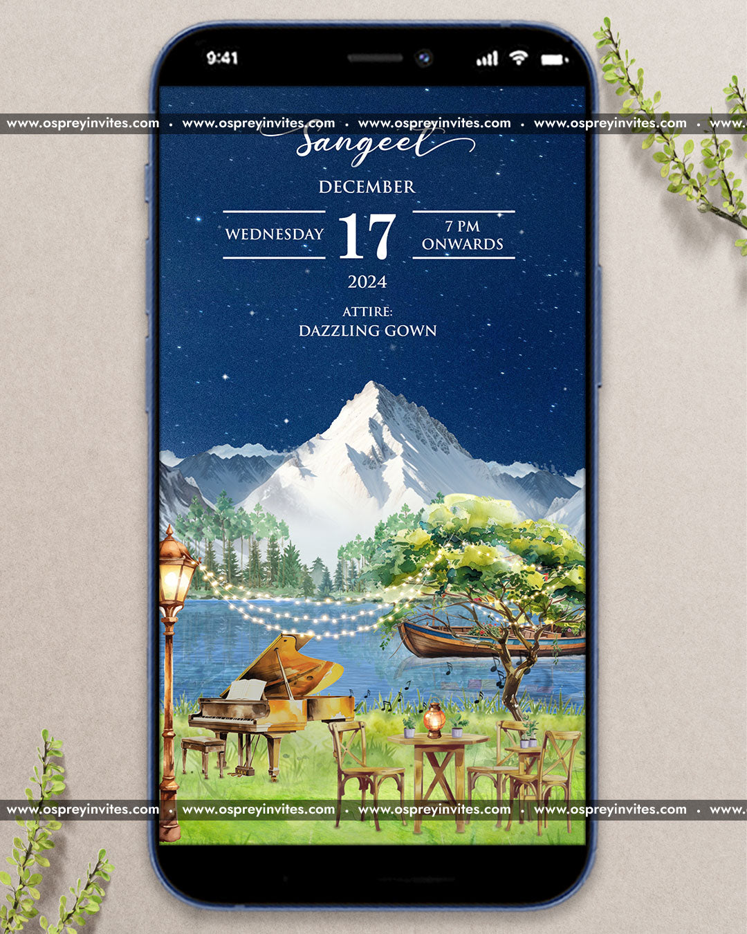 Peak Perfection Invitation
