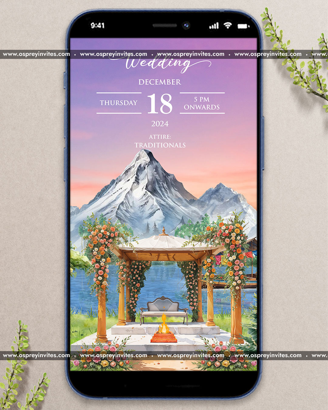 Peak Perfection Invitation