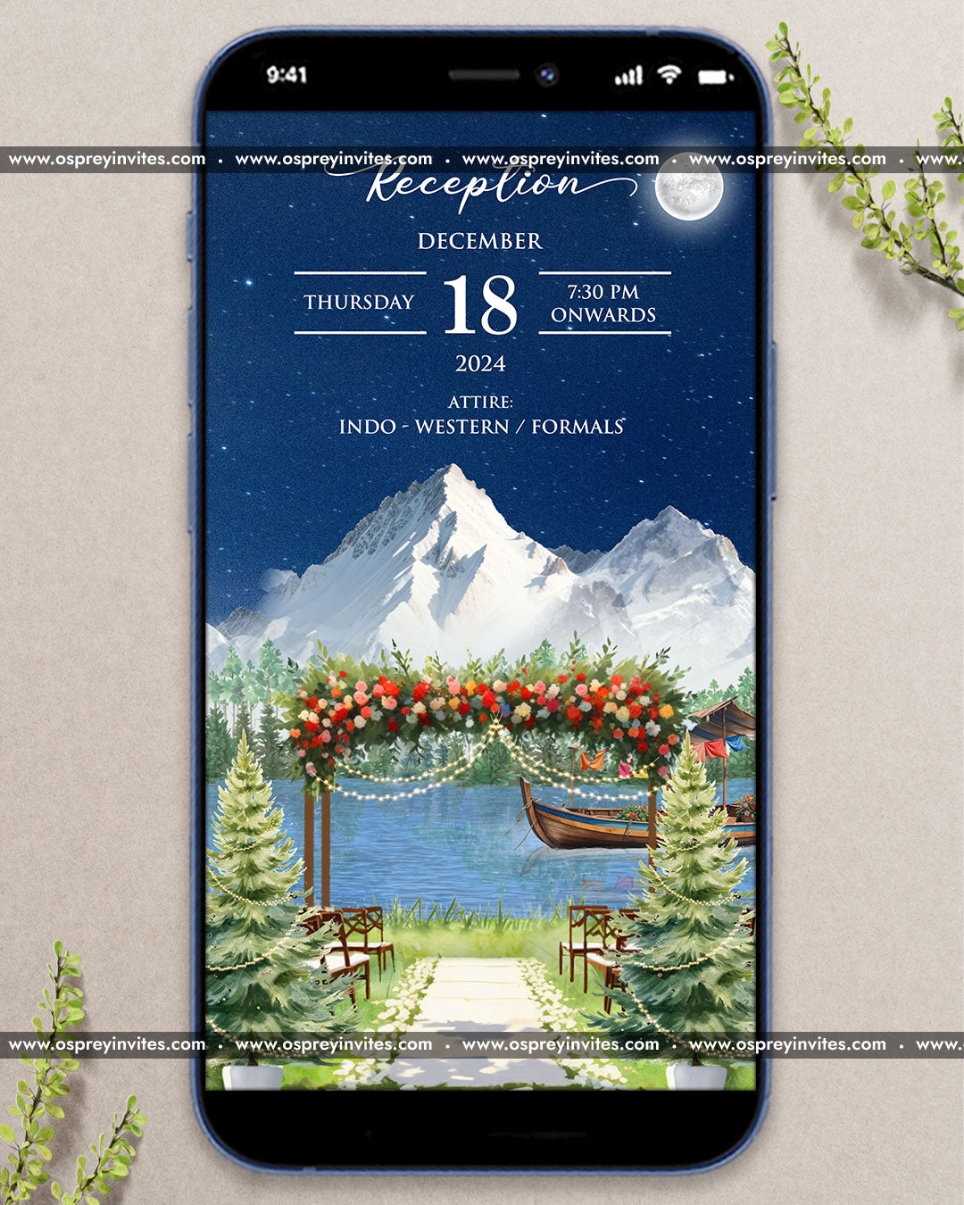 Peak Perfection Invitation