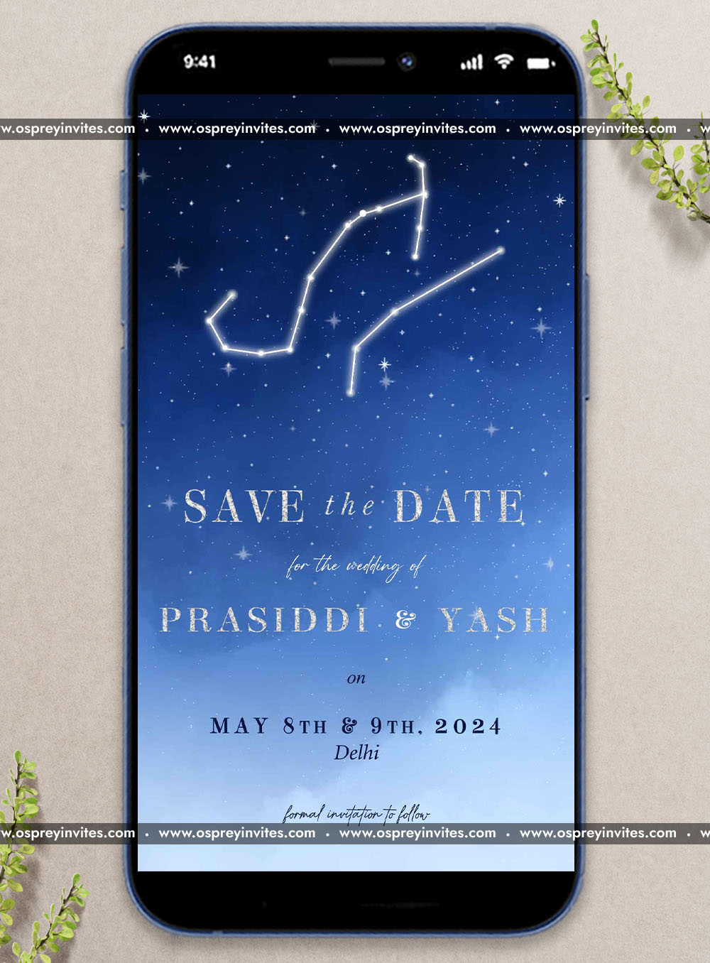Zodiac Themed Invite (PDF)