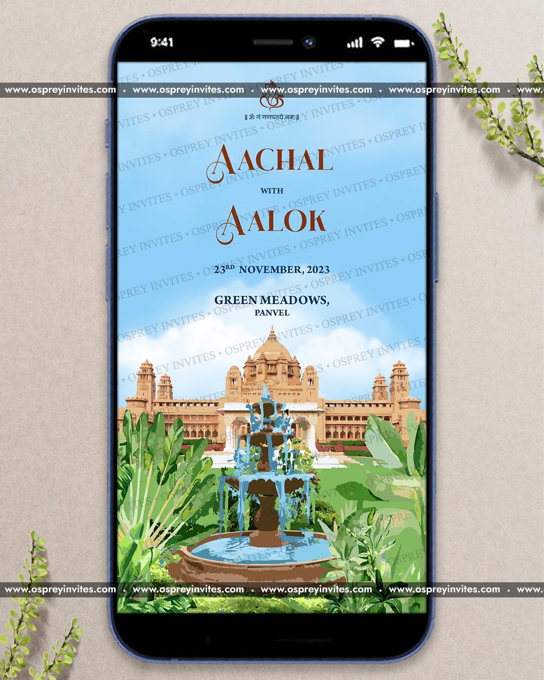 Palatial Tranquillity (Maharashtrian)