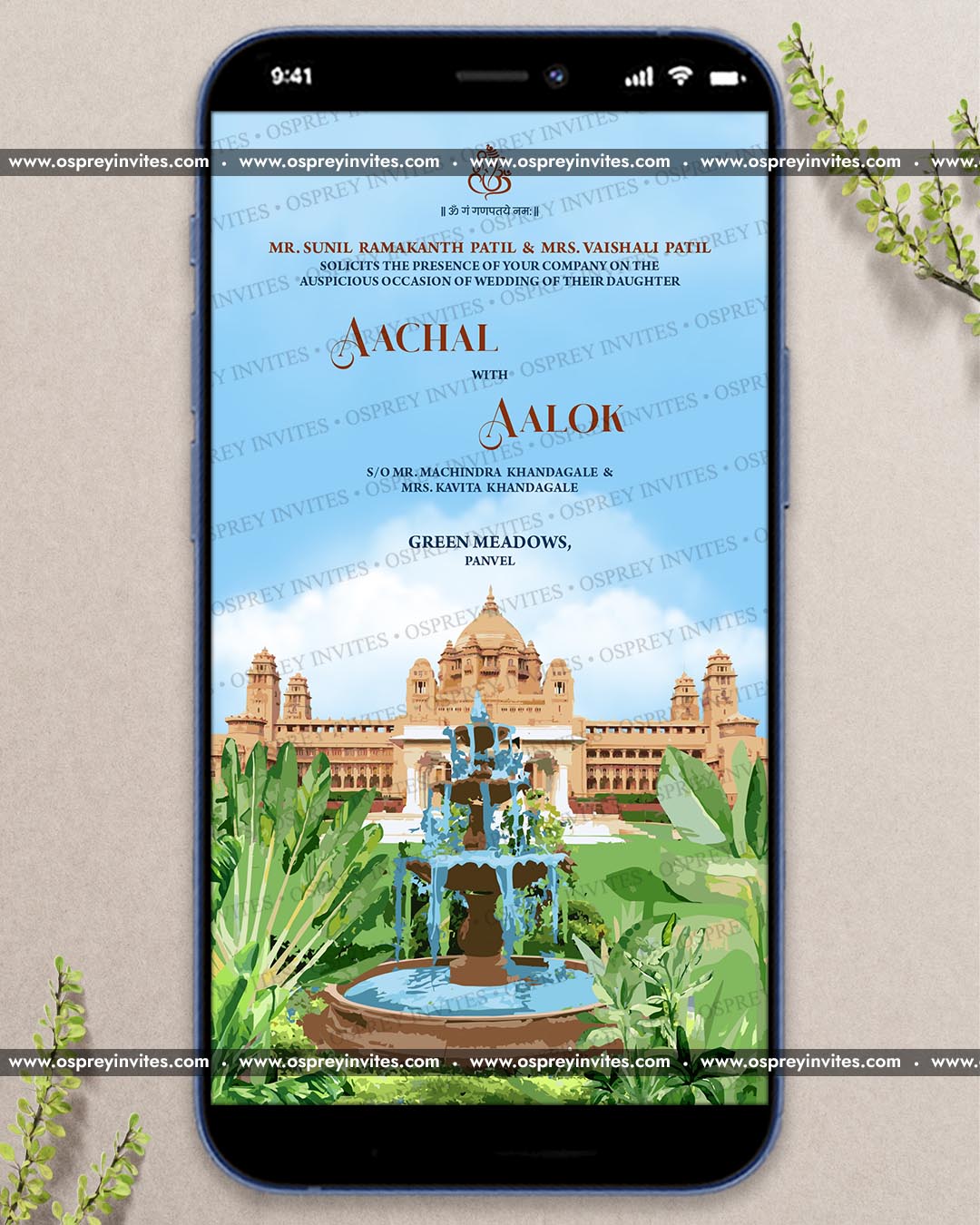 Palatial Tranquillity (Maharashtrian)