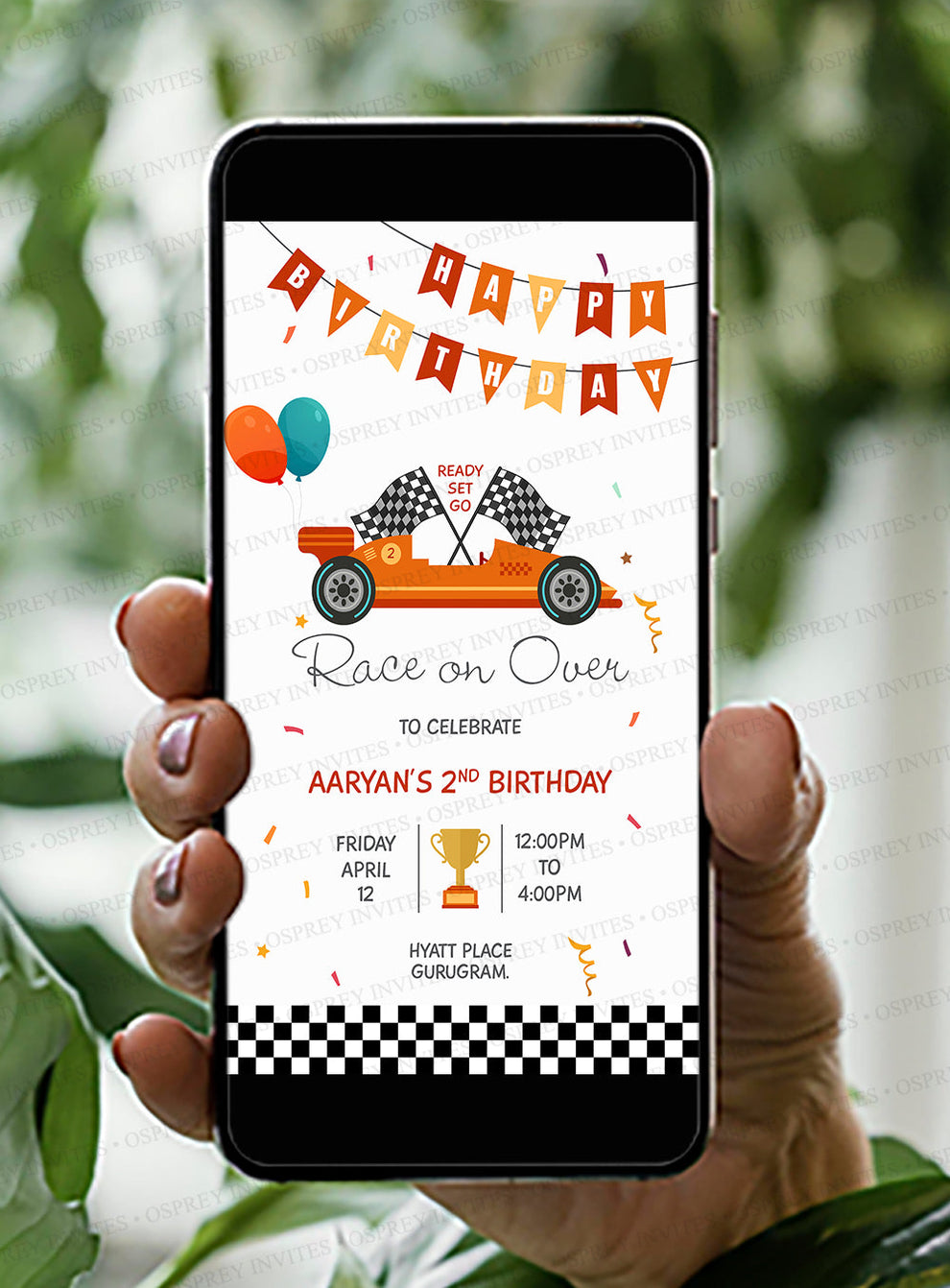 Birthday invitation text message – Osprey Invites