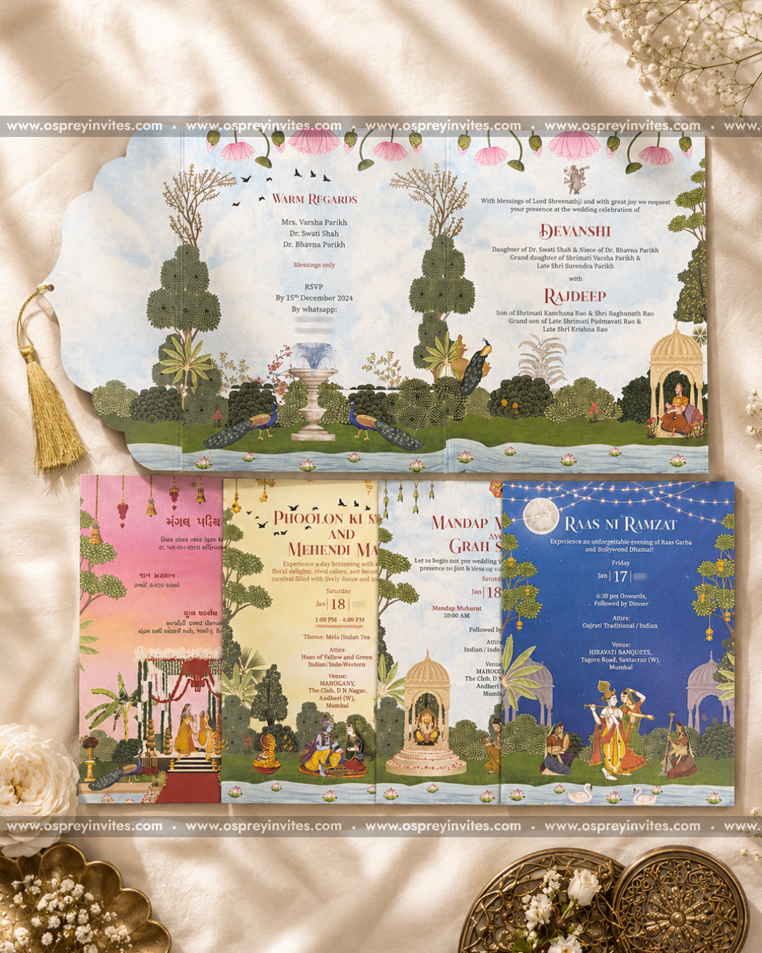 Pichwai Elegance Printed Suite
