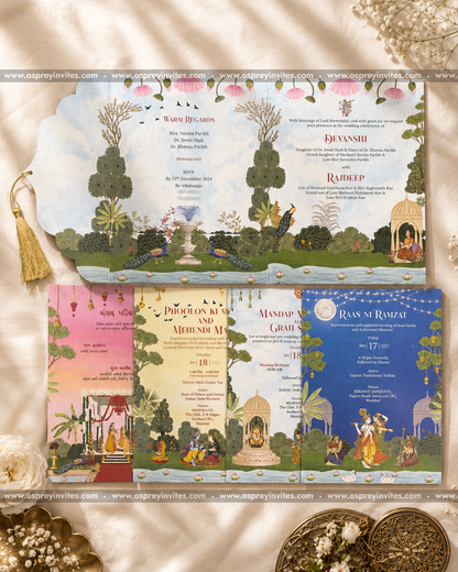 Pichwai Elegance Printed Suite