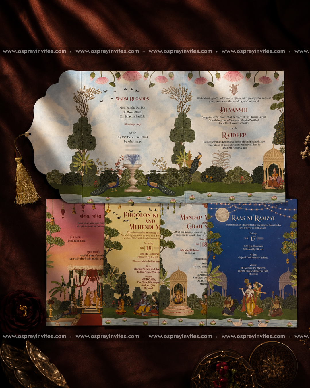 Pichwai Elegance Printed Suite