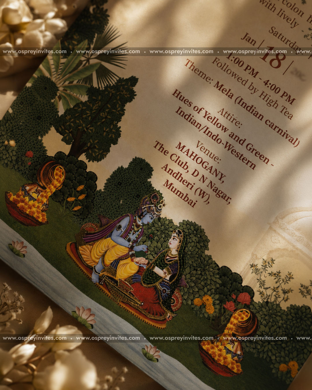 Pichwai Elegance Printed Suite