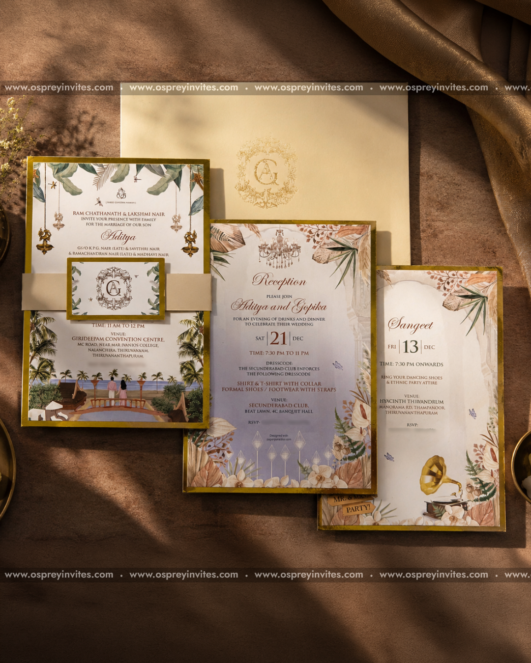 Timeless Wedding Printed Suite
