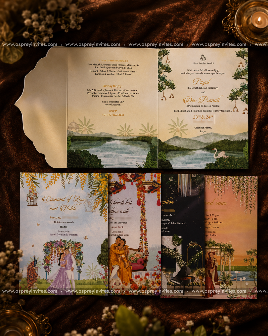 Sunset Vows Invitation Suite