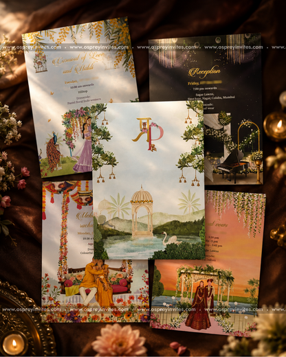 Sunset Vows Invitation Suite