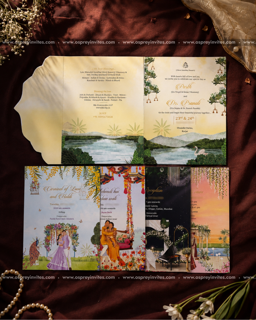 Sunset Vows Invitation Suite
