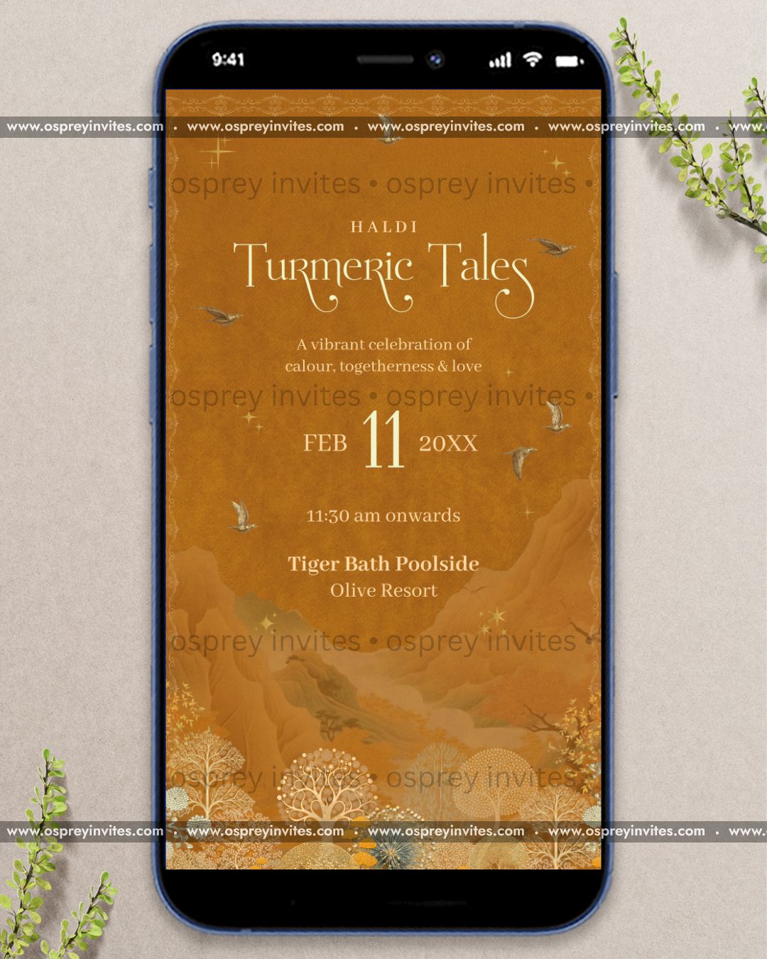 Enchanted Forest Wedding Invite