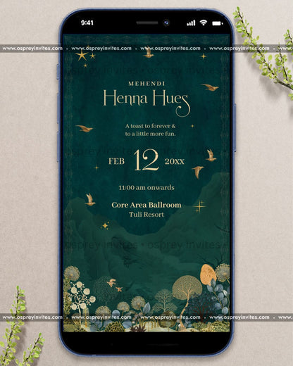 Enchanted Forest Wedding Invite