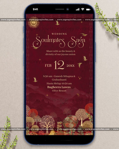 Enchanted Forest Wedding Invite