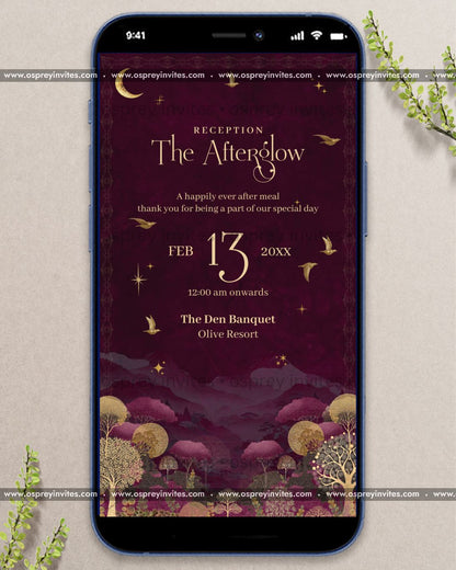 Enchanted Forest Wedding Invite