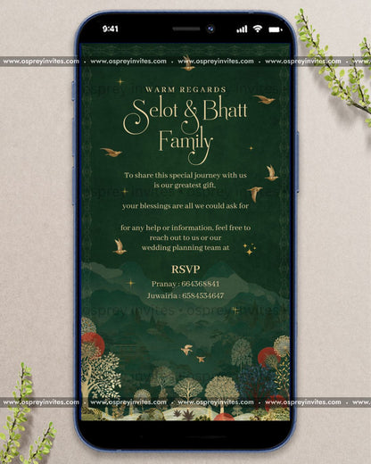 Enchanted Forest Wedding Invite