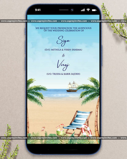 Sand and sun Invite