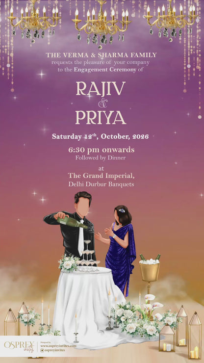 Champagne Engagement (Video)