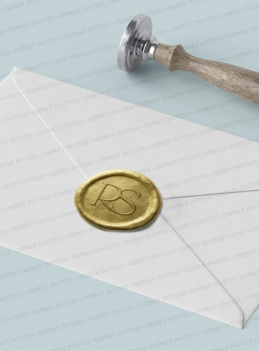 Self adhesive wax seals stickers in India which can be customied wedding monogram with couple's name, these are customised wax seal stickers to use in printed invitation design and wedding stationery suite.